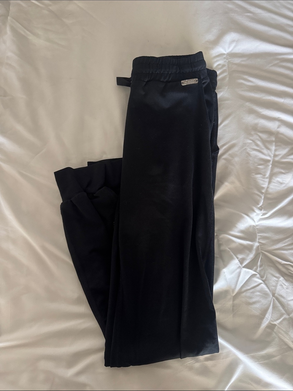 Bombshell Black Jogger Pants with Scrunched Bottom